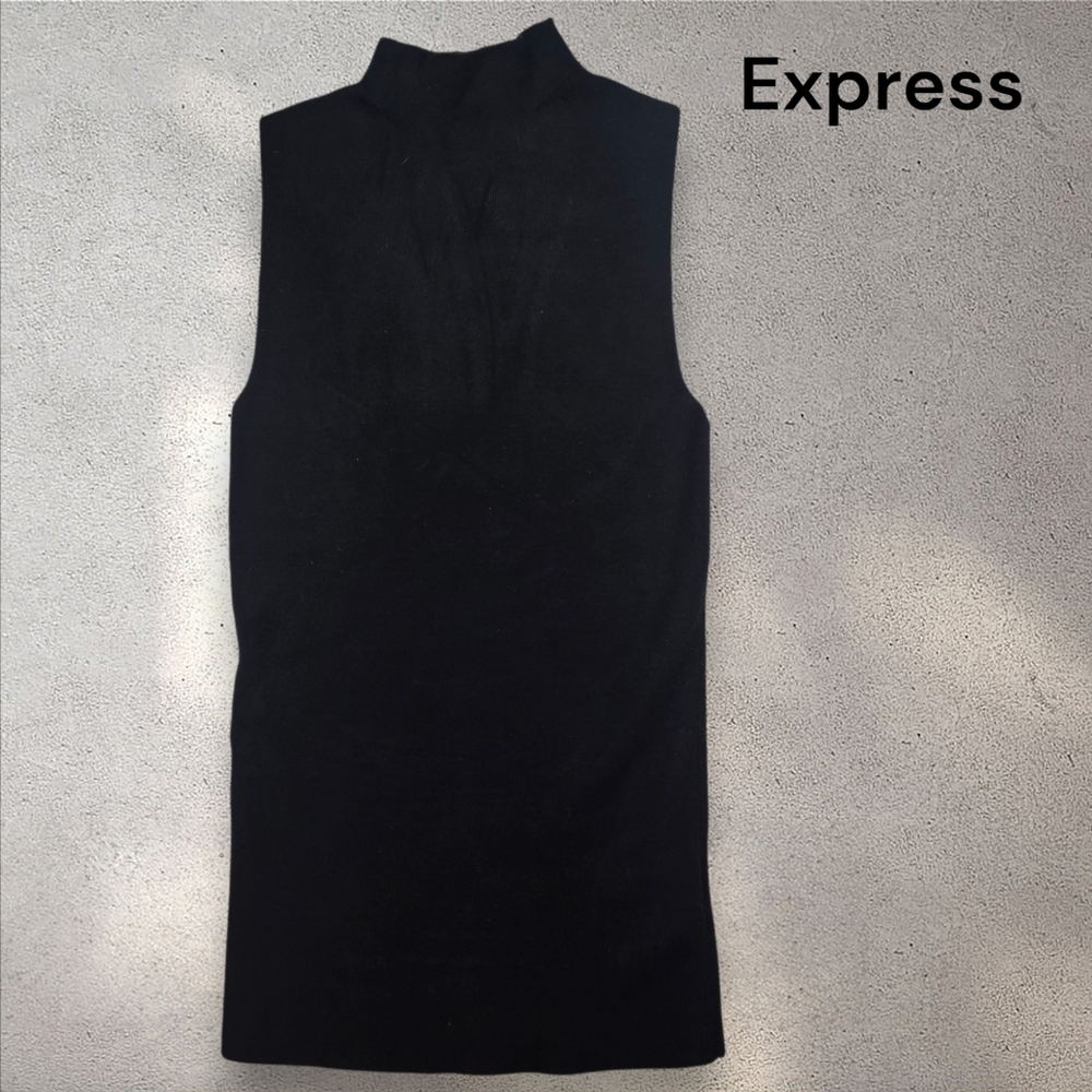 Express Mock Neck‎ Sleeveless Sweater Size XS